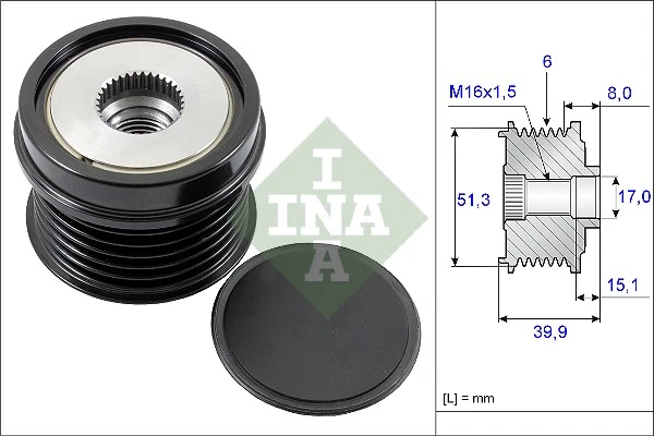Alternator Freewheel Clutch